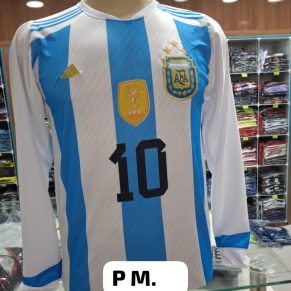 camisa de time manga longa da argentina no atacado