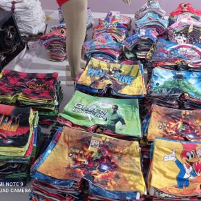 Kit C/10 Cuecas Infantil Masculina Sublimada Atacado