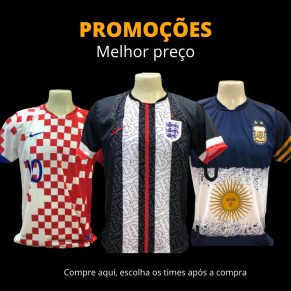 Promoção – Kit c/10 camisas de times para revender