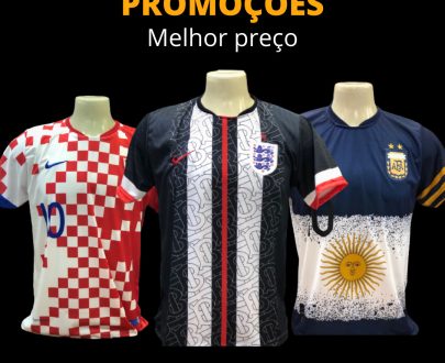 Promoção – Kit c/10 camisas de times para revender