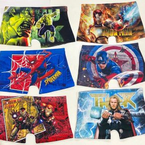 Kit C/10 Cuecas Infantil Masculina Sublimada Atacado