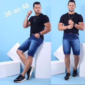 Kit c/5 Bermudas Jeans no Brás