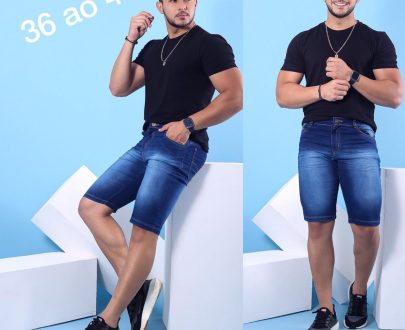 Kit c/5 Bermudas Jeans no Brás