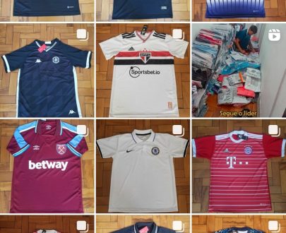 Kit c/5 Camisas de times nacionais 1 linha no atacado
