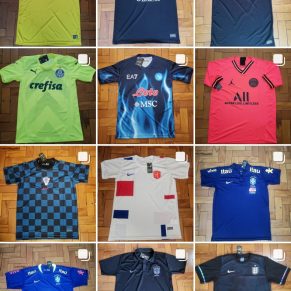Kit c/5 Camisas de times nacionais 1 linha no atacado