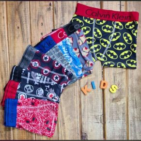 Kit c/10 Cuecas Box Infantil no atacado