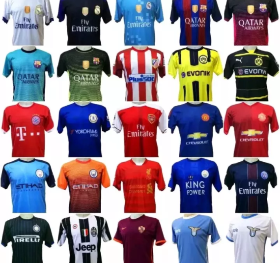 Kit /10 camisas de times Europeus Atacado