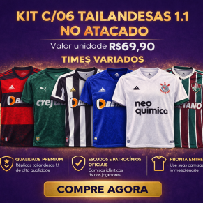 Camisas Tailandesas 1.1 No Atacado
