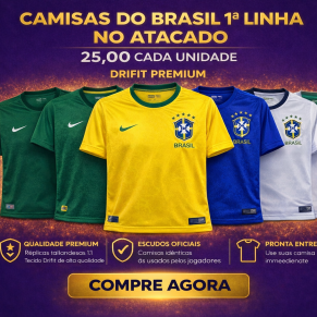 Camisas Drifit Do Brasil No Atacado para Revenda e Dropshipping